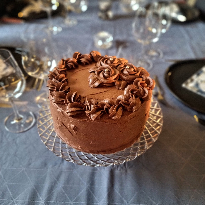 Sjokoladekake med salt karamell