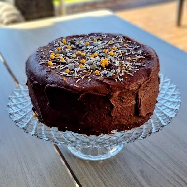 Sjokoladekake med glasur